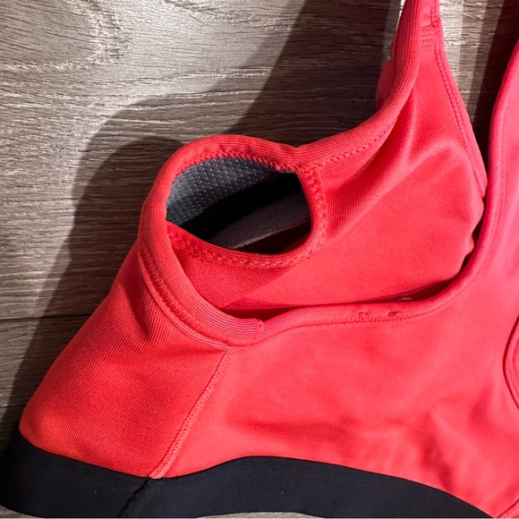 Nike DRI-FIT Sports Bra Removable Padding Coral & Black Women’s Small - Picture 7 of 8